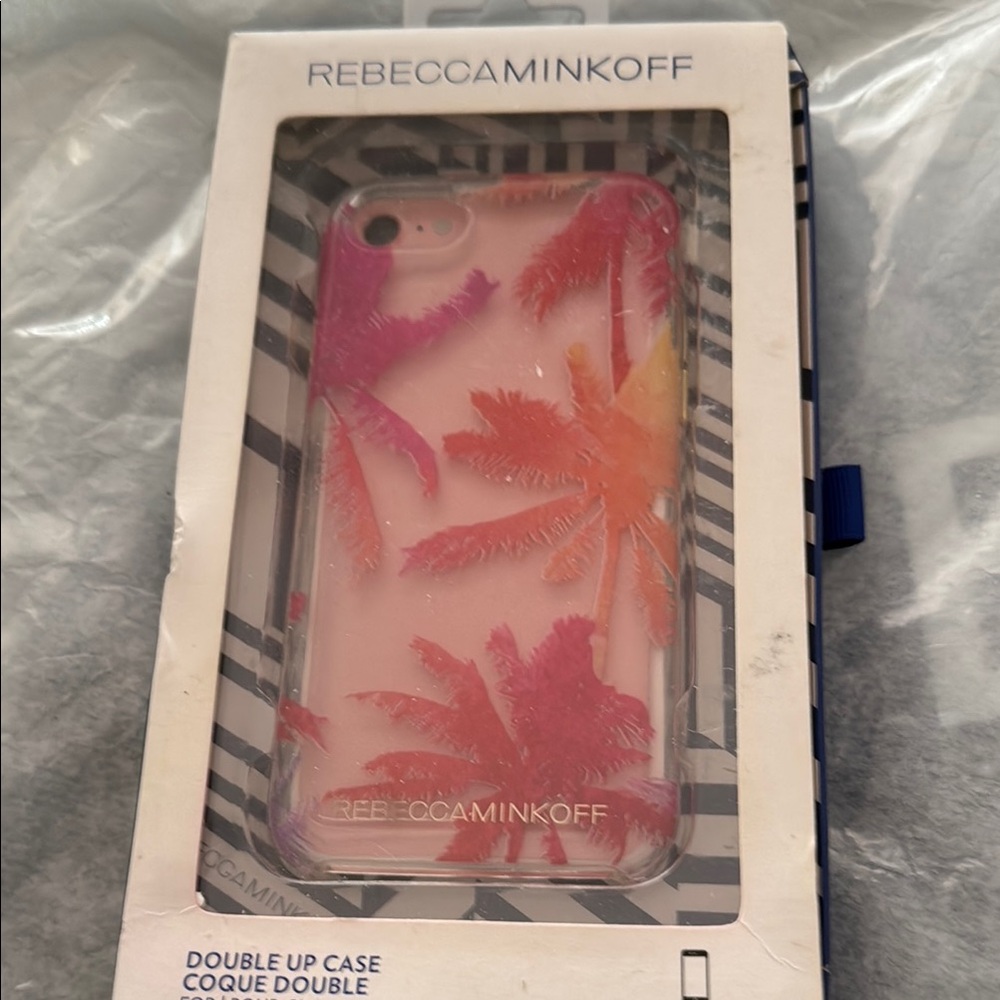 Rebecca Minkoff Pink and Orange Palm Tree I Phone 7Case